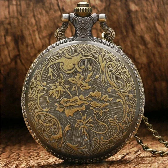 Pirate Pocket Watch NEW Gift Treasure Captain Jack Sparrow Pirates Vintage - Picture 3 of 4